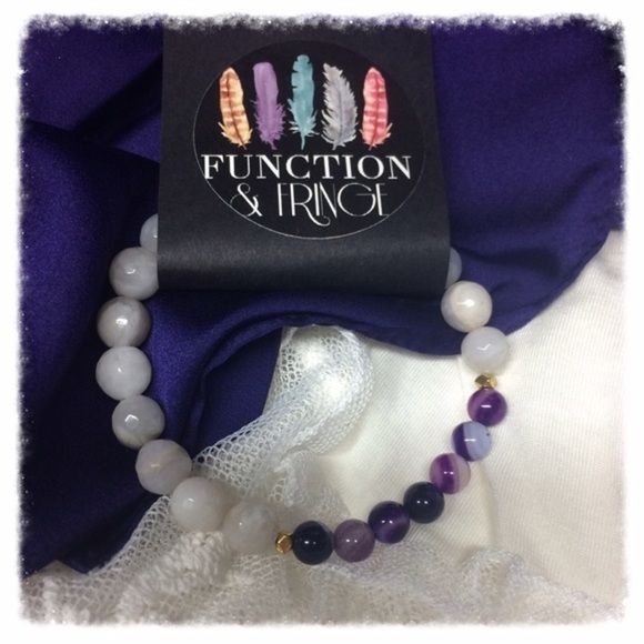 All Natural Semi Precious Stone  Bracelet - Picture 2 of 4